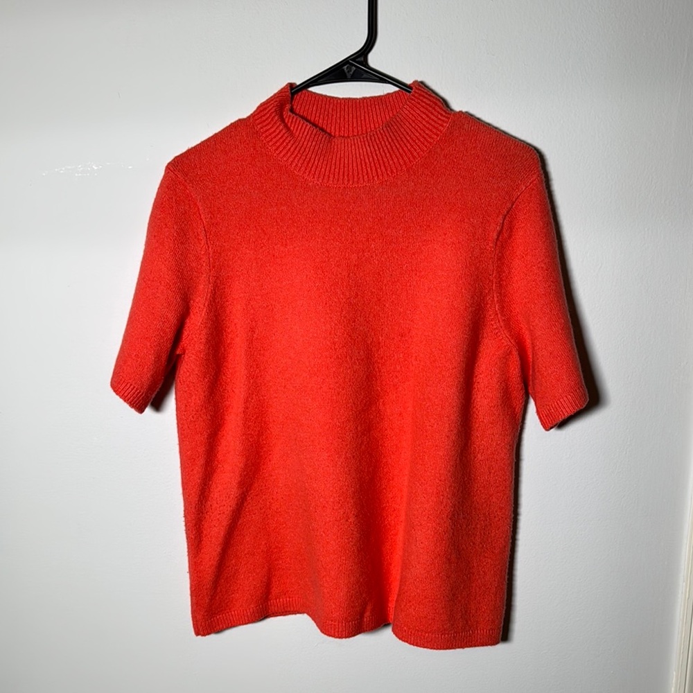 LOFT Red Turtleneck Sweater